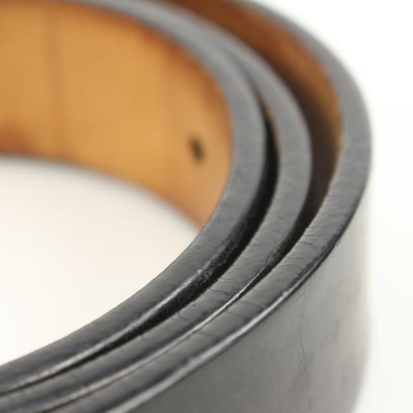 Louis Vuitton 90/36 Black x Silver Outline LV Shadow Belt 52lv218s - Picture 11 of 12